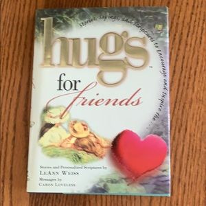 Leann Weiss Hugs For Friends Hardcover Book. EUC.
